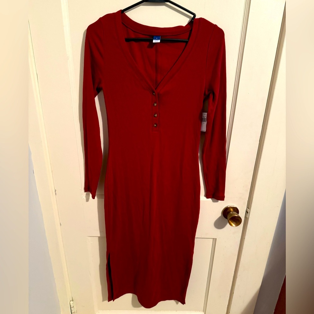New Old Navy Dark Red Dress